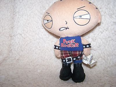 Family Guy 7  Plush Stewie Punk rocker Doll Figure Toy