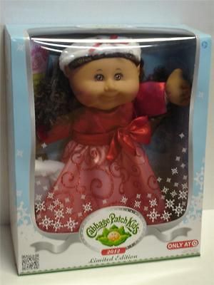 PATCH KIDS~2012 HOLIDAY DOLL~BLACK~HAL EY KIYA~SEPT 18~BRUNETTE~BR OWN