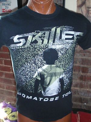 Skillet Comatose Tour 2008 Black Small T shirt Gildan