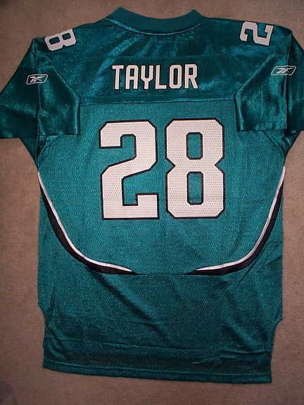 REEBOK Jacksonville Jaguars FRED TAYLOR nfl THROWBACK Jersey YOUTH