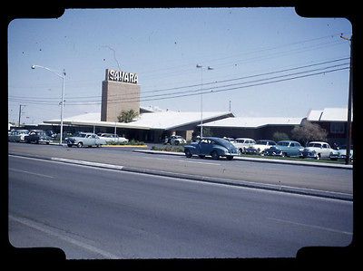 Vintage 1950s Sahara Hotel Casino Las Vegas Nevada NV 35mm Slide