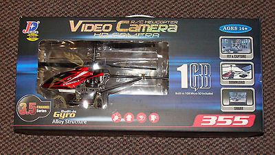 New Radio Control 355 Helicopter w/ Video Camera HD Camera C3.5