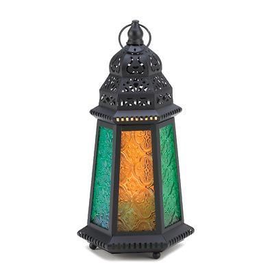 10 Traditional Desert Style Candle Lantern with Glass Panels WEDDING