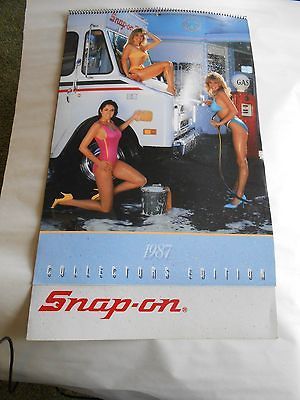 Calendar Snap On Tools Pin Up Girls Calendar Collectors Edition 1987