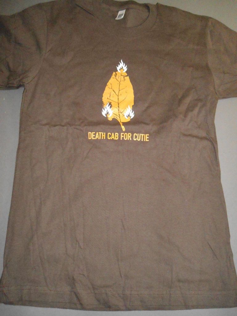 DEATH CAB FOR CUTIE Leaf T Shirt *NEW band music tour concert Slim Fit