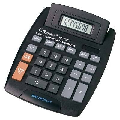 LARGE DESKTOP CALCULATOR SOLAR POWERED BIG JUMBO GIANT XL NOT POCKET