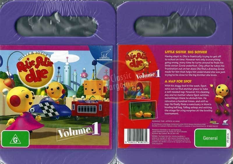 Rolie Polie Olie Volume 1 William Joyce NEW DVD emmy winner tv series