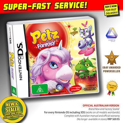 New FANTASY PETZ game for Nintendo DS 3DS Lite XL DSi girls pet animal