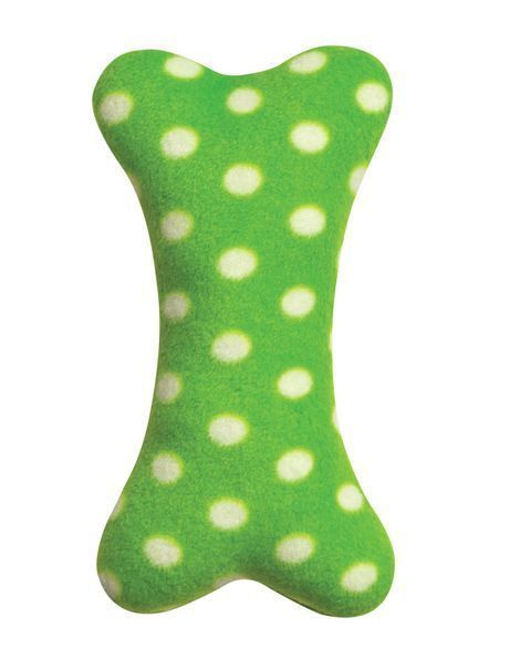 Grriggles Dog Toy 8 inch Plush Squeaky Bone Dog Toy