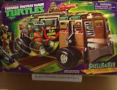 TEENAGE MUTANT NINJA TURTLES  SHELLRAISER VAN  WORLD WIDE TMNT VHTF