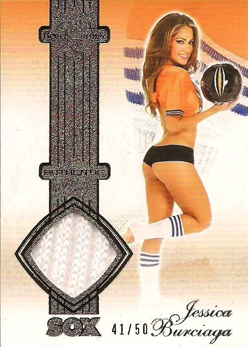 2012 Benchwarmer Soccer Premium   JESSICA BURCIAGA   SOX RELIC CARD