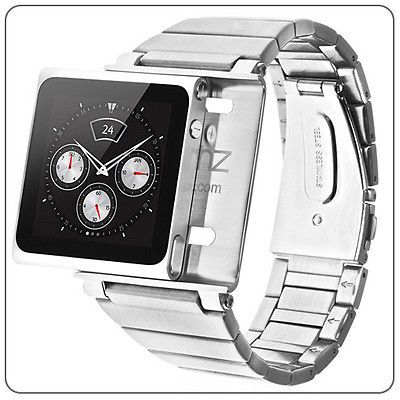 Wrist Watch Band for Apple iPod Nano / iWatch Metal Stainless Steel