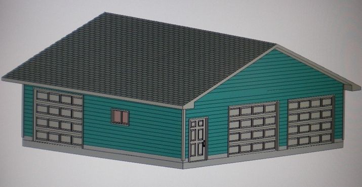 30 x 30 GARAGE SHOP PLANS MATERIALS LIST & BLUEPRINTS