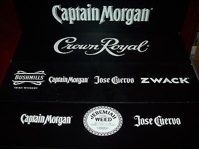 Liquor Signs Great for Man Cave Or Home Bar 4 Double Sided Signs