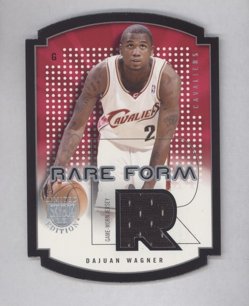 A8182 2003 04 SkyBox LE Rare Form Jersey #RFDW Dajuan Wagner /99