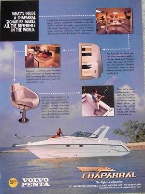 1997 CHAPARRAL SIGNATURE 31 EXPRESS CRUISER BOAT AD   Nashville GA