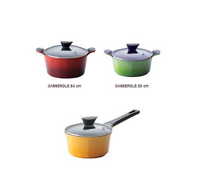 Neoflam VENN 24cm/ 20cm Casserole /18cm sauce pan **3 pcs set