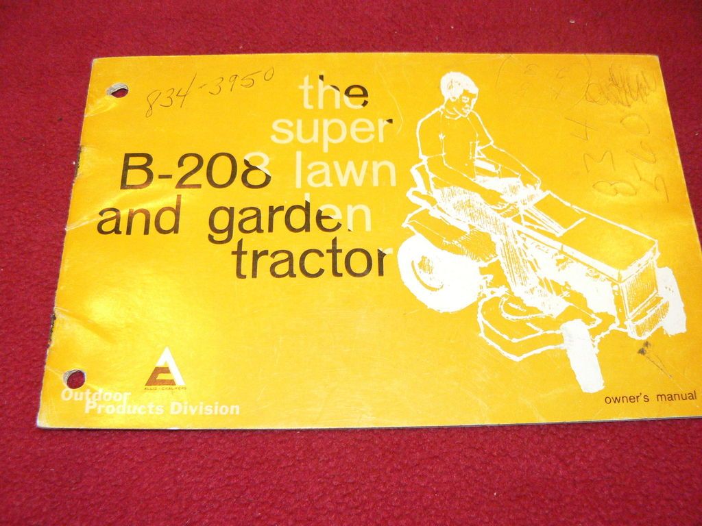 allis chalmers garden tractor in Business & Industrial