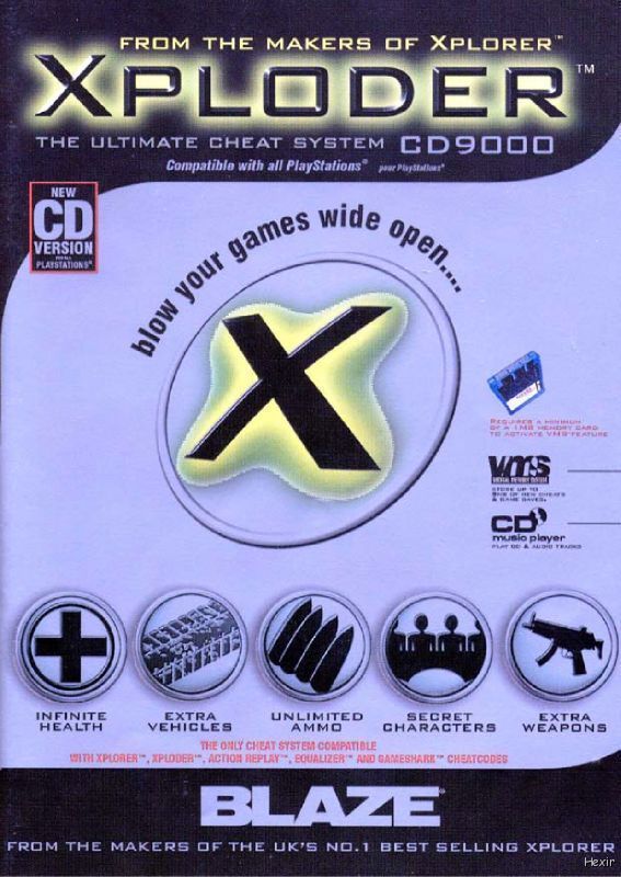 Blaze) NEW Playstation 1 One PSX Cheats System Codes CD9000