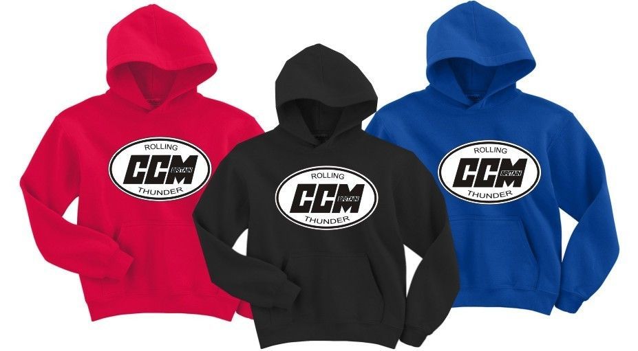 CCM TWINSHOCK VINTAGE MOTOCROSS EVO MENS HOODIE HOODY