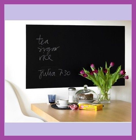 Blackboard Removable Vinyl Wall Paper Sticker DIY Chalkboard Decal DAG