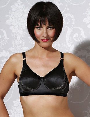 Di Murini Rowena Black Mastectomy Bra CRB2001