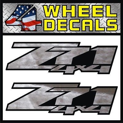 4x4 Vinyl Decals / Stickers Chevy Silverado GMC Sierra Canyon Truck