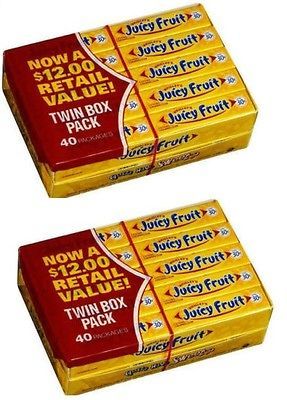 Wrigleys JUICY FRUIT Juicyfruit Chewing Gum 400 Pieces FRESH US Gums