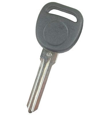 NEW GM CHEVY UNCUT IGNITION CHIPPED KEY WITH TRANSPONDER CHIP CIRCLE