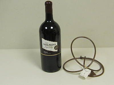 Dummy Wine Bottle 2000 NAPA RIDGE NAPA VALLEY MERLOT w Very Cool Stand