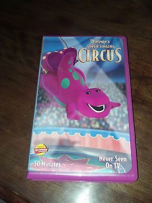 Barneys SUPER SINGING CIRCUS Vhs Video ACTIMATES COMP 