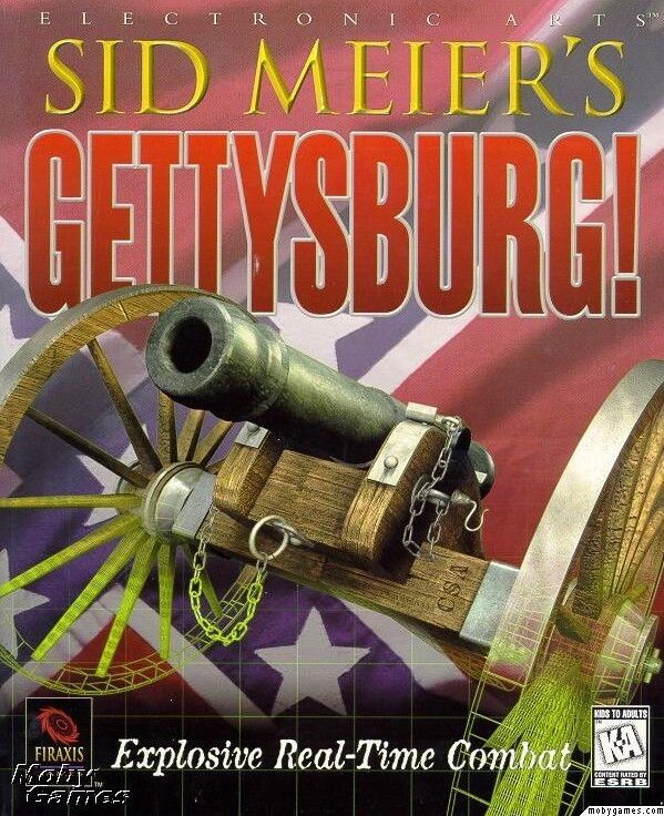 SID MEIERS GETTYSBURG +1Click XP Vista Windows 7 Install