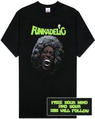 Free Your Mind Shirt SM, MD, LG, XL, XXL New George Clinton Parliame