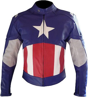 Avengers_Assembled_Captain_America_Genuine_Leather_Jacket _Chris_Evans