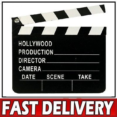 Clapperboard Hollywood Party Decoration Clapper Board Film Movies Prop