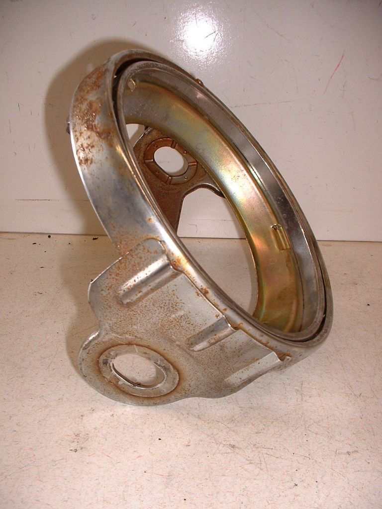 1978  1980 Kawasaki Z1R headlight ring with adjustment ring