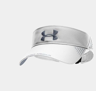 UNDER ARMOUR PRESTIGE WHITE VISOR GOLF RUN BASEBALL FOOTBALL S M L XL