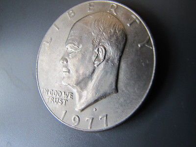 LIBERTY EISENHOWER 1977 D ONE DOLLAR COIN CIRCULATED