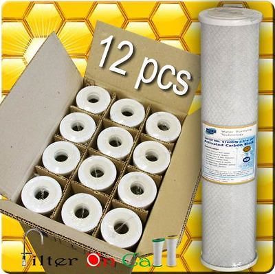 12 pcs 20 x 2.5 Carbon Block Water Filters/Whole House/RO