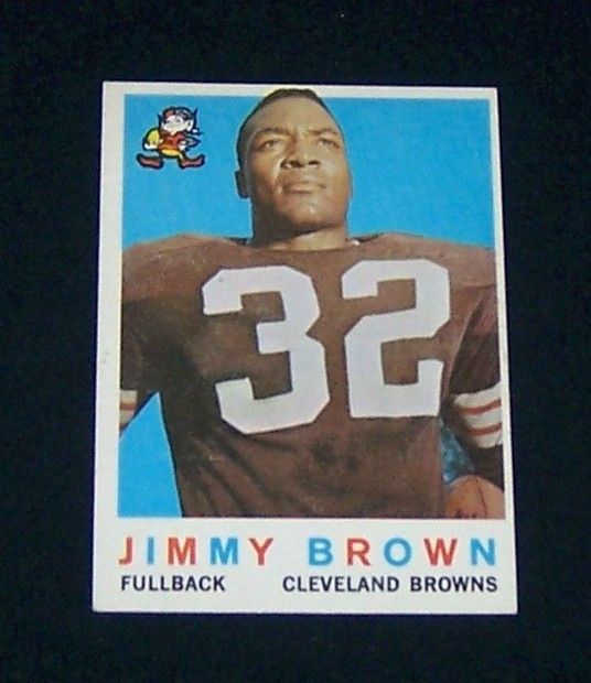 1959 Topps JIM BROWN #10 Exmt+/Nrmt CLEVELAND BROWNS 