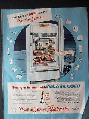 1949 Colder Cold Westinghouse Aristocrat Refrigerator Art Photo