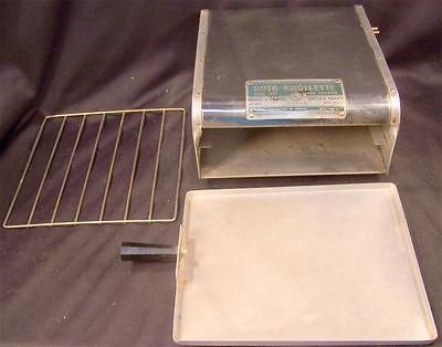 ROTO BROILETTE MODEL 10 INFRA RED OVEN TOASTER 1950s COMPLETE NO BOX