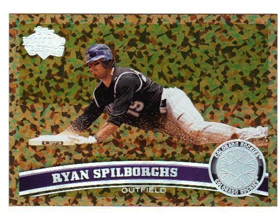 Topps Update SP Cognac Diamond Ryan Spilborghs Colorado Rockies # 583