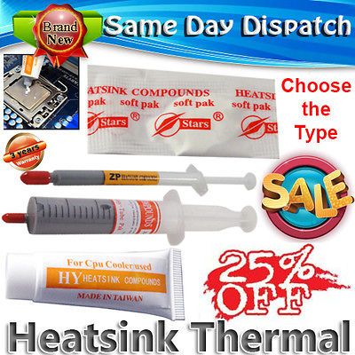 CPU Processor Thermal Heatsink Paste Grease Compund Syringe For PC