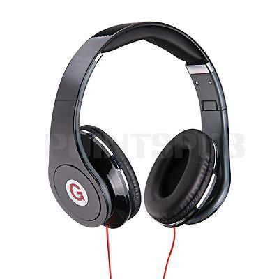 Black Foldable Stereo Headphone Headset Earphone for Phone PC  MP4