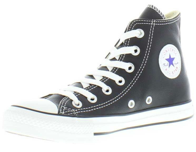 Converse Genuine Chuck Taylor Allstar Hi Black Leather Unisex Boots