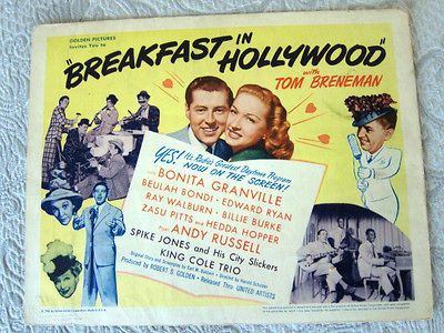 BREAKFAST IN HOLLYWOOD title card 46 Spike Jones Nat King Cole