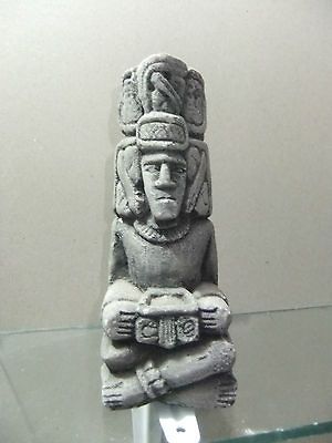 Mayan Sitting Priest statue Guatemala Religous Central America Maya