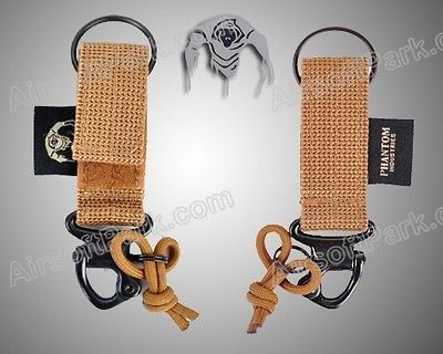 Phantom Tactical Miltifunctiona l QD Buckle w/Metal Hook Coyote Brown