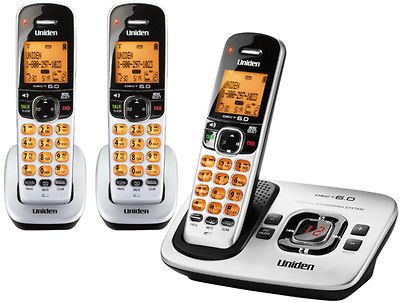 Uniden D1780 3 3 Handset 1.9GHz Cordless Speaker Phone DECT 6.0